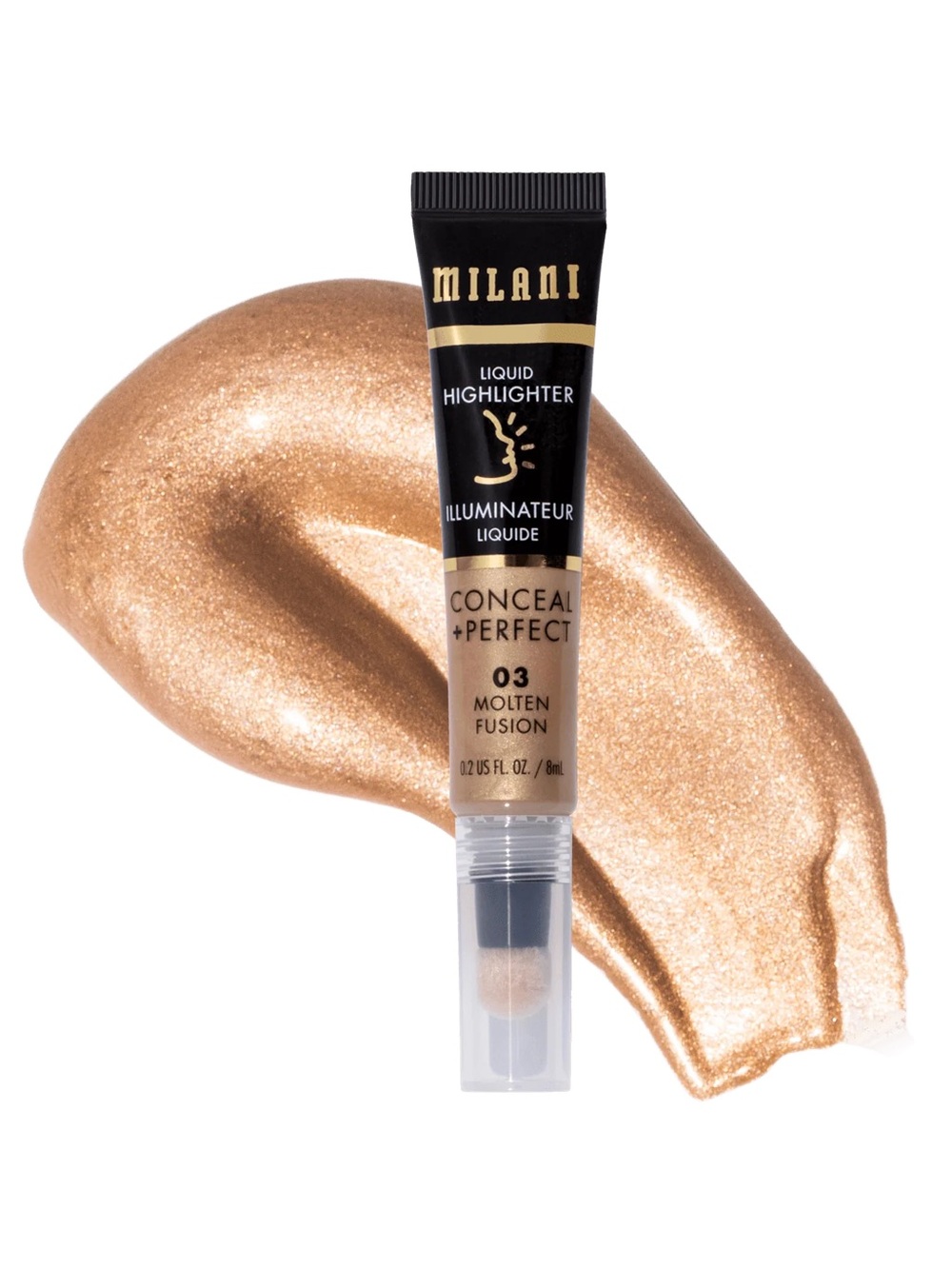 Milani Conceal + Perfect Liquid Highlighter - Molten, NEW